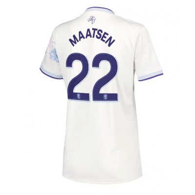 Ženski Nogometni dresi Aston Villa Ian Maatsen #22 Tretji 2025-26 Kratek Rokav Ženski Nogometni dresi Aston Villa Ian Maatsen #22 Tretji 2025-26 Kratek Rokav
